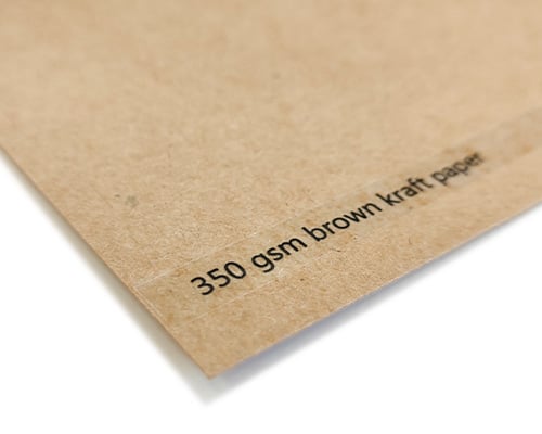 350 gsm brown kraft paper