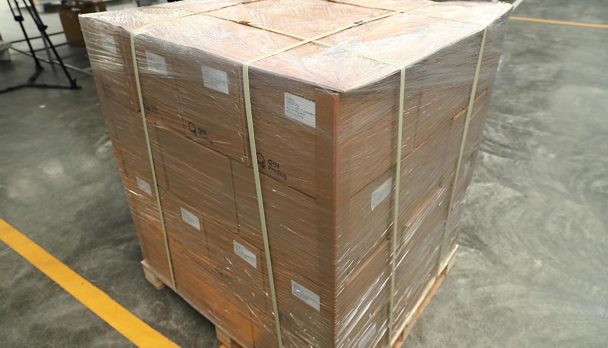 Pallet loading book cartons for transit