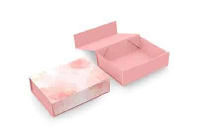 Pink Collapsible Rigid Boxes