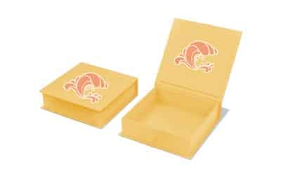 Yellow Magnetic Closure Rigid Boxes