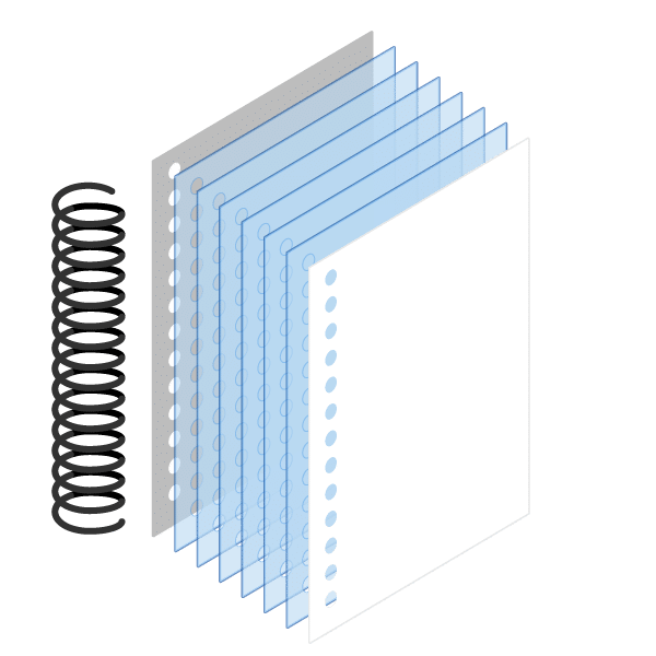 how do we make spiral binding