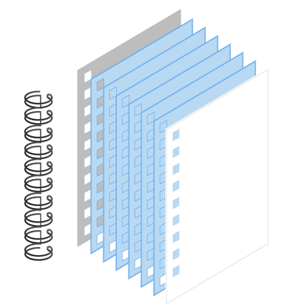 how do we make wire-o binding