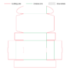 One-Piece Tuck Top Box dieline