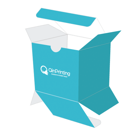 Reverse Tuck End Box with Thumb Cutout