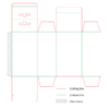 Reverse Tuck End with Hang Tab Box dieline
