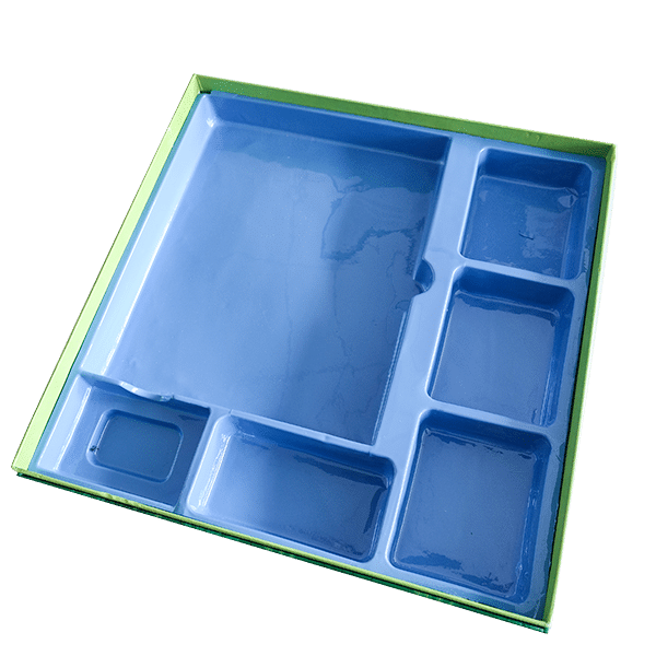 Trays, inserts, and sleeves