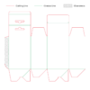 Tuck Top Auto Bottom Box with Hang Tab Box dieline