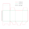 Tuck Top Snap Lock Bottom Box dieline