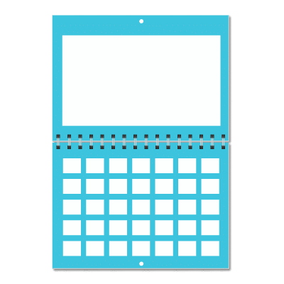 Wire-O binding calendar