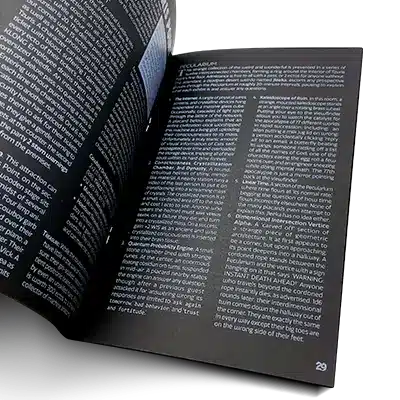 Black Paper Book Printing