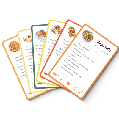 Cooking Card Decks