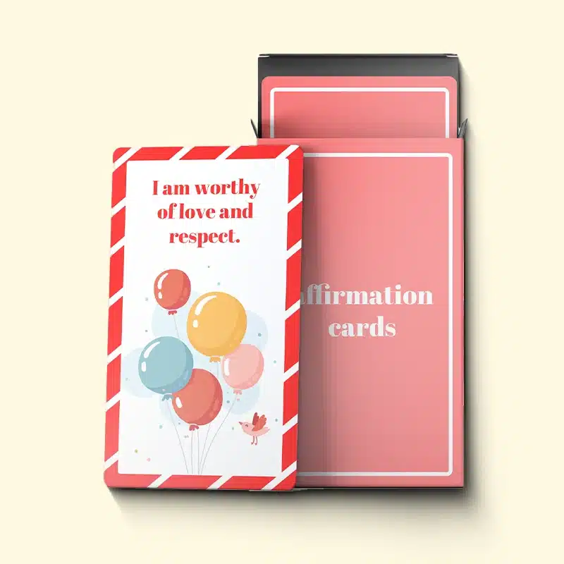 custom affirmation cards