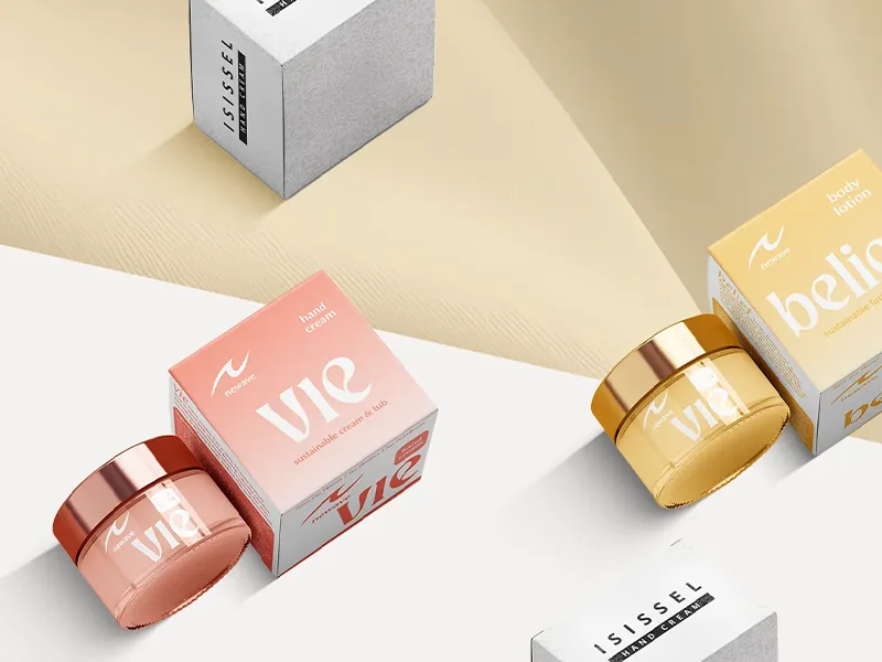 Custom Cream Boxes