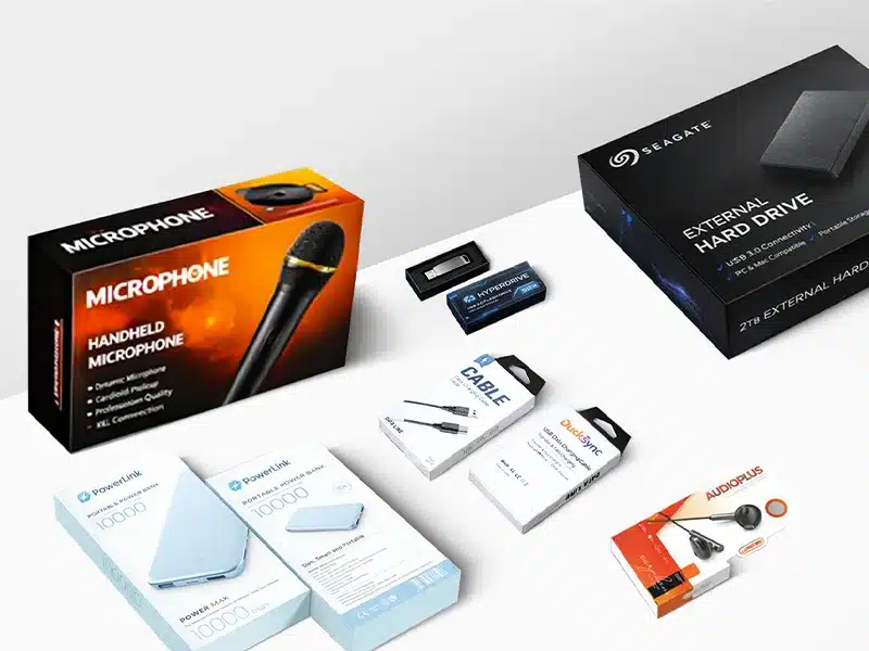 Custom Electronics Retail Boxes