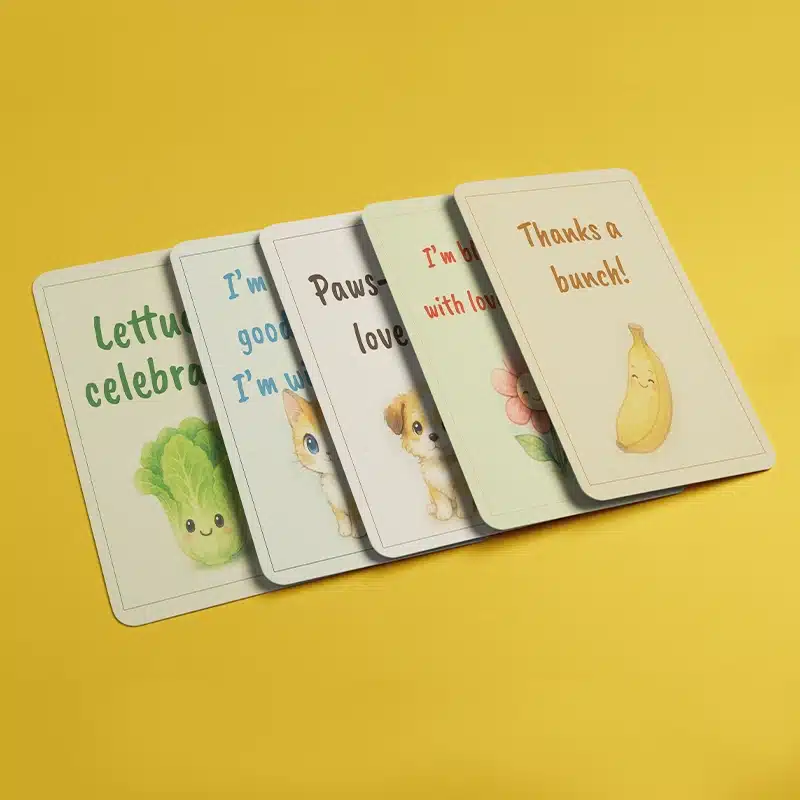 Custom Pun Cards printing