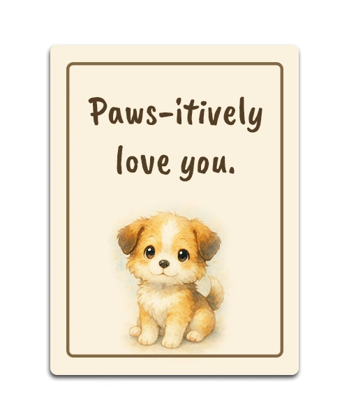 Dog Pun Cards