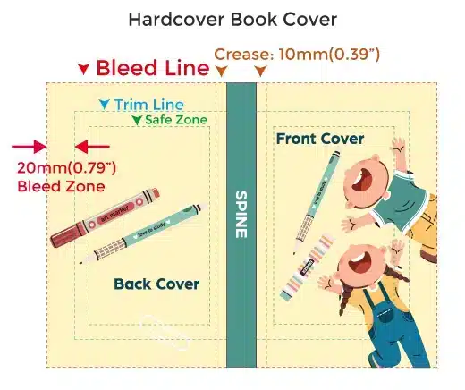 hardcover book cover design