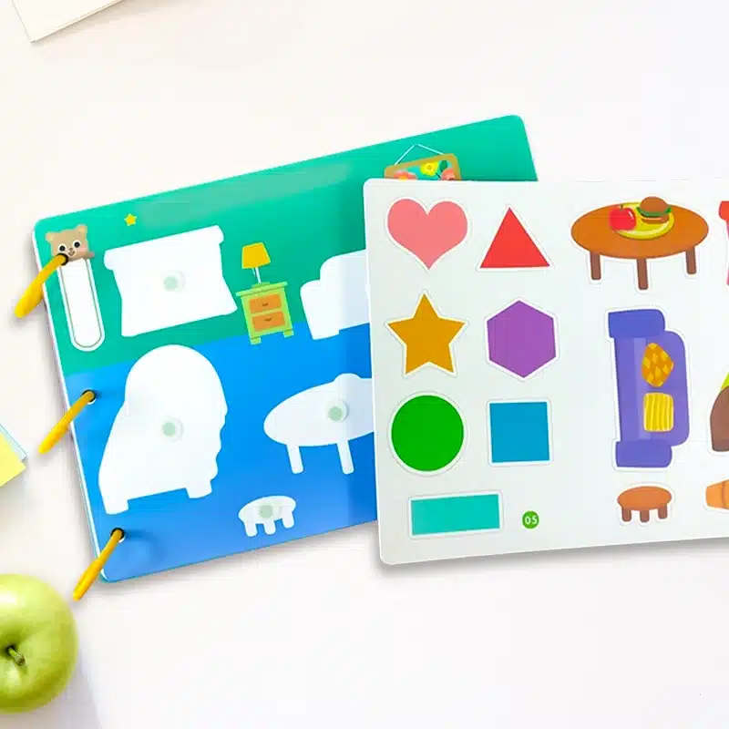 Hook-and-Loop Interactive Book Printing
