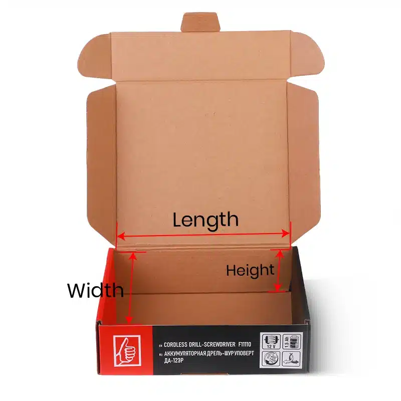 How to Measure a Corrugated Box
