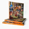 Matte laminated softcover comic book printing