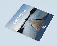 matte lamination calendar cover