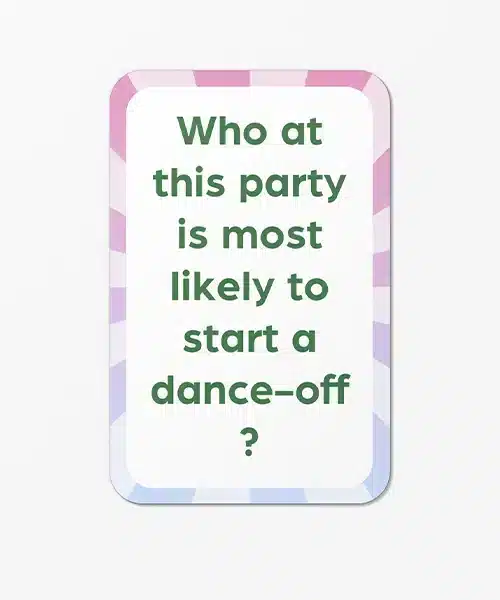 Parties Trivia Card Game