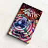 Saddle-stitched comic book with holographic cover