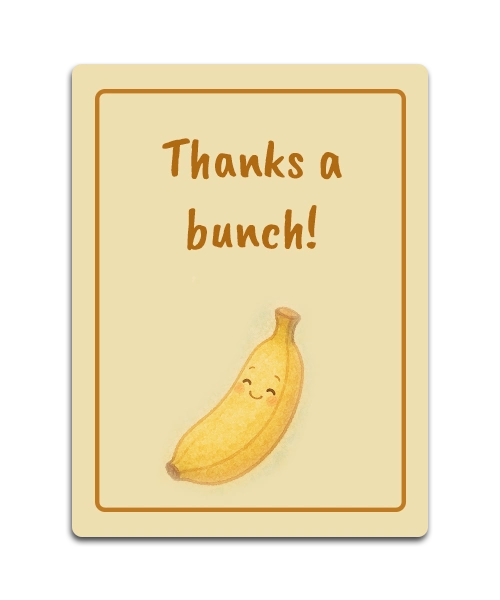 Thank You Pun Cards