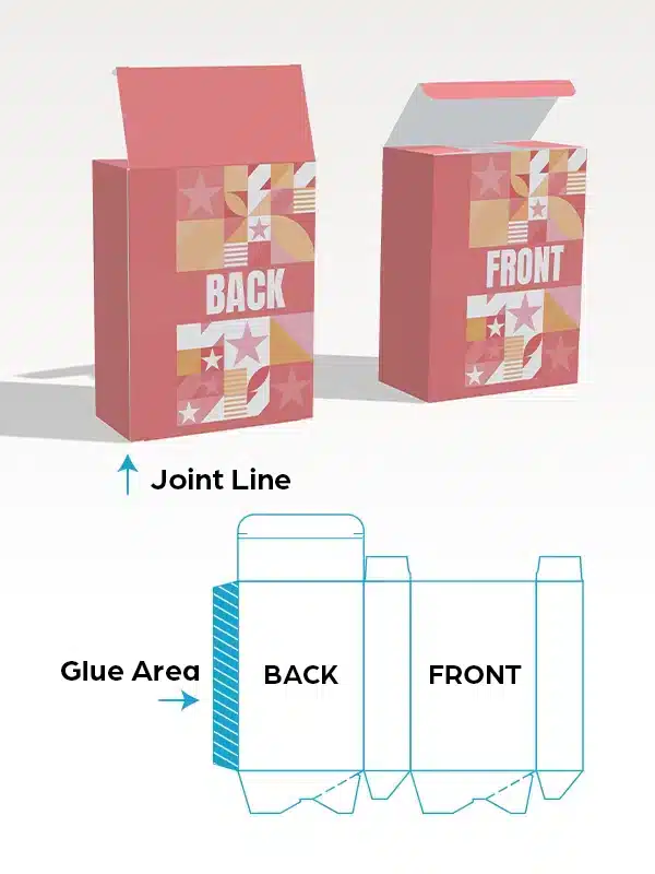 Tuck Top Auto Bottom Boxes – Front and Back Orientation