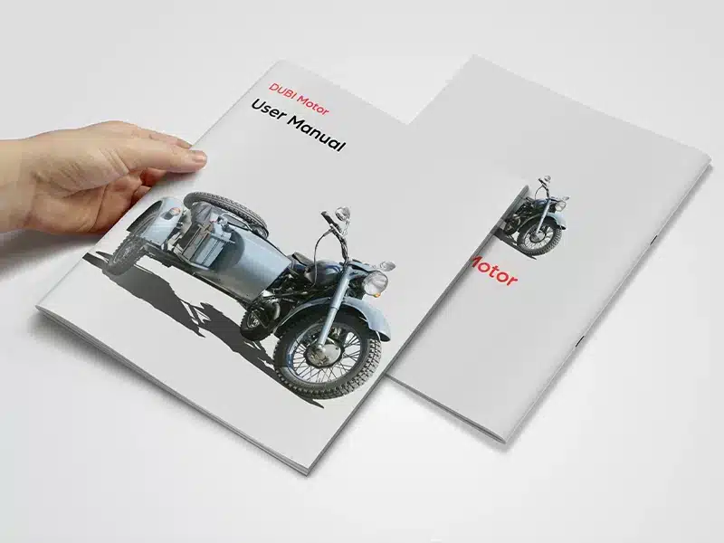 User Manual Printing
