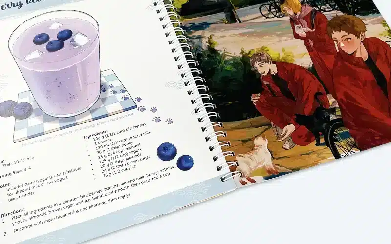wire-o binding effect